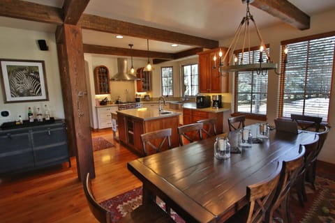 Large Kitchen and Dining Area