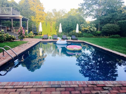 Backyard and pool