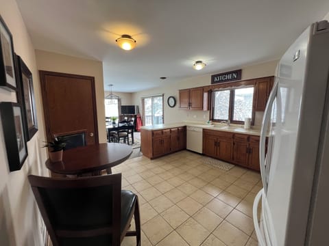 Kitchen with cookware, utensils & essential  appliances
