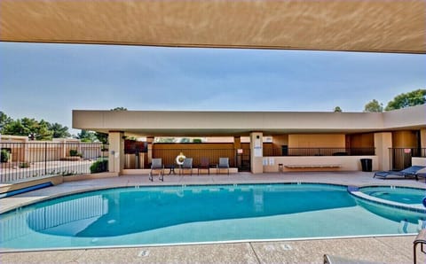 Heated community pool 