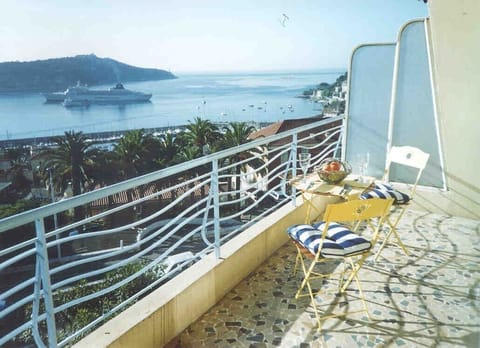 View of Villefranche Bay from large balcony