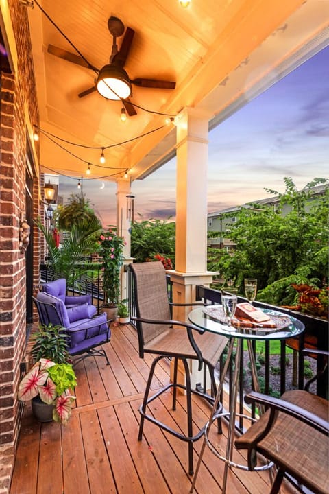 We spend a lot of time on the deck, great for morning coffee.
