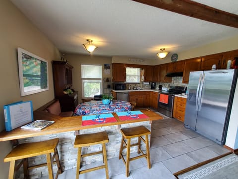 Eat-in Kitchen plus seating at the counter.