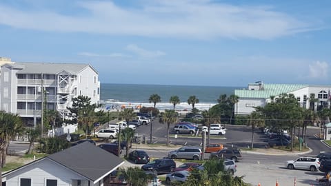 View of beach from porch