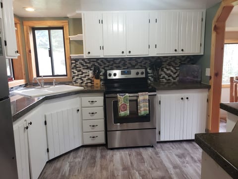 Full Kitchen with Coffee pot