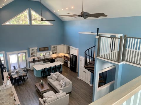 overview of common area from the loft