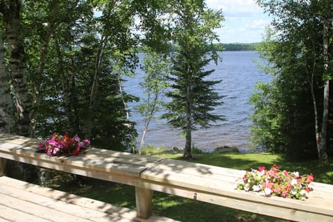 Looking northwest across Moose Lake. The BWCAW begins less than 1 mile east