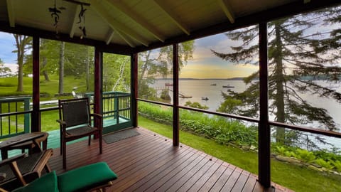 View from screened porch
