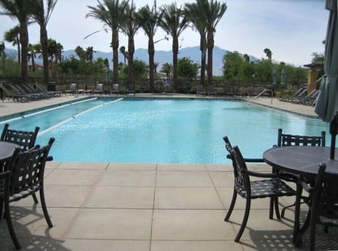 Main 'junior olympic size' pool at the club house