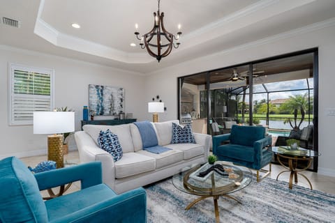 WOW!  Main living area - what a view!