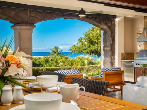 True Indoor/Outdoor Living Covered Lanai Plunge Pool Lawn and Garden