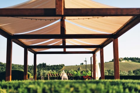 The gazebo on the Terracotta Terrazza