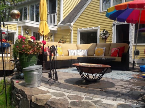 Our lovely stone patio 