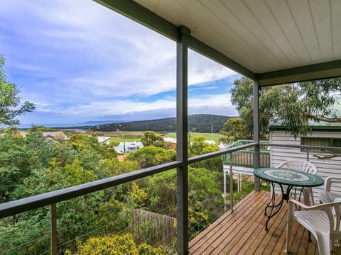 View from upstairs deck