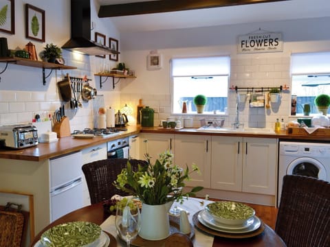 Spacious kitchen and dining area | The Lodge, Dyserth, near Prestatyn