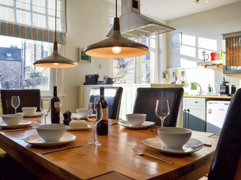 Dining area with wooden floor | Lythdene, Grange-over-Sands