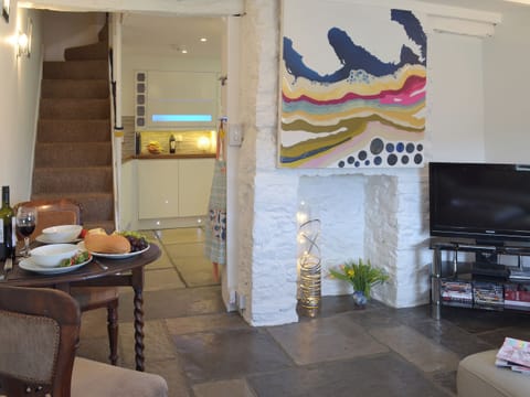 Living room and dining area | Samphire Cottage, Brixham