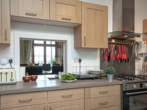 Serving hatch from kitchen to dining room | Ranscombe House, Brixham