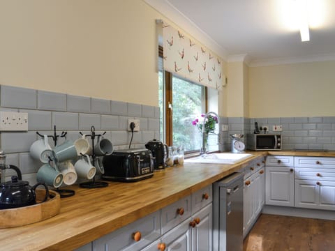 Kitchen with dining area | Rowan House, Camus Inas, Salen, near Acharacle