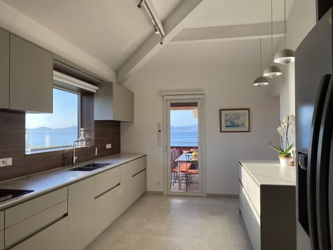 Ocean views from the kitchen