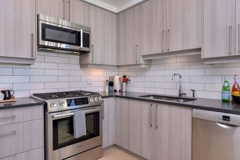 This condo comes equipped with a gas stove as well  as a gas fireplace! 