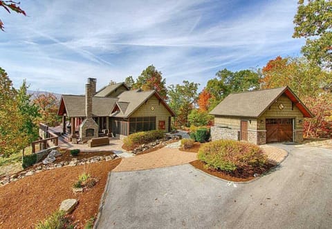 High in the mountains with paved driveway and roads the entire way. 