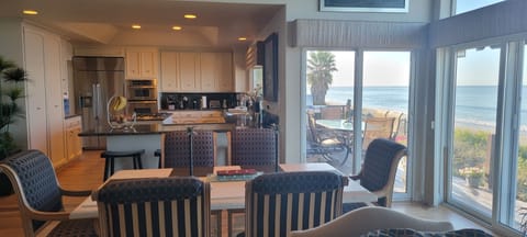 Formal Dining Room for Entertaining with Breakfast Counter Bar