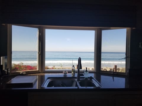 Enjoy Washing Dishes Overlooking Waves  Dolphins and Sunsets 