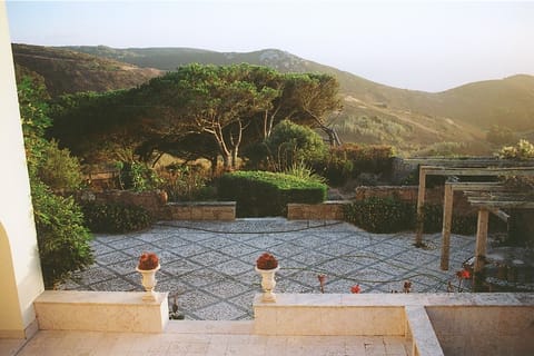 View of Atlantic Ocean and hills from master bedroom