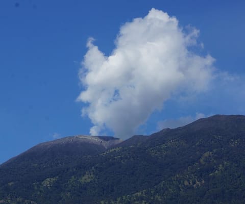 Active Turrialba Volcano 