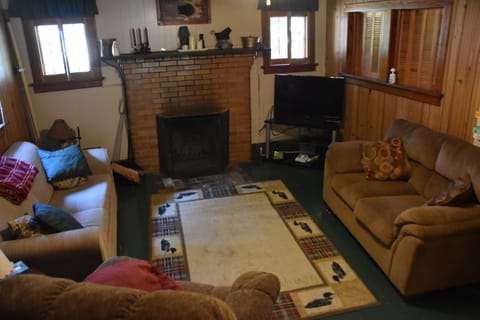 Living Room with Fireplace
