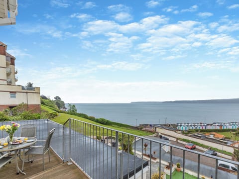 Large wrap-around balcony | 7 Vista Apartments - Vista Apartments, Paignton