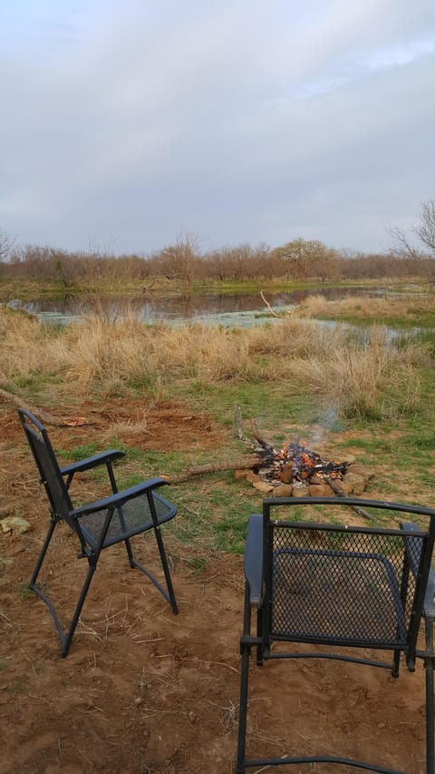One of the many stock tanks to fish or just hang out by.