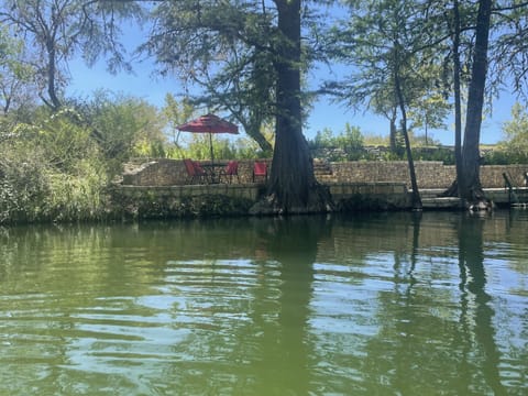 Sitting area: view from the river