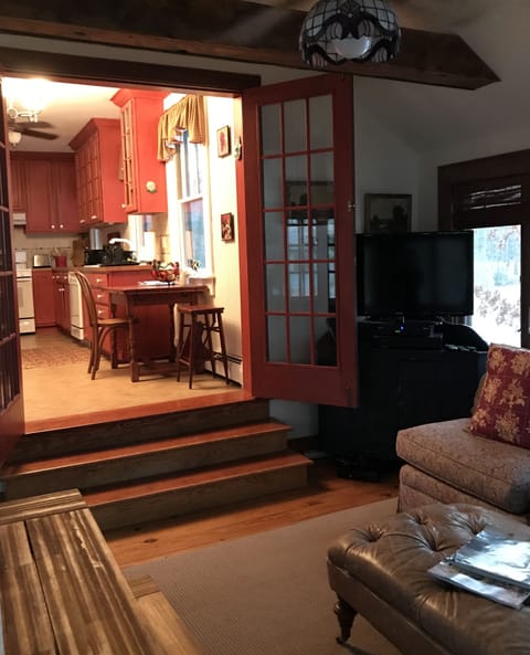 TV room looking into the kitchem