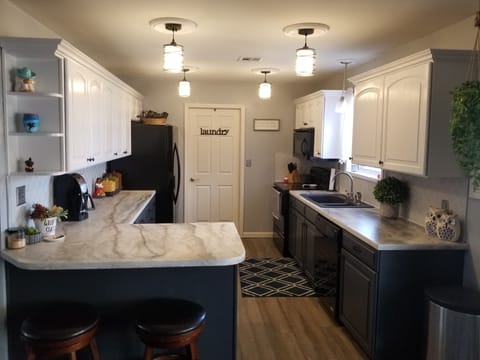Remodeled kitchen