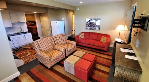 Downstairs living area