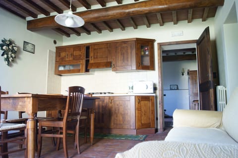 The livingroom-kitchen