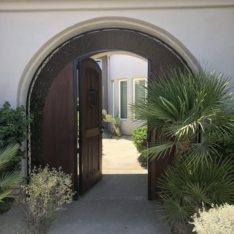 front gate for security