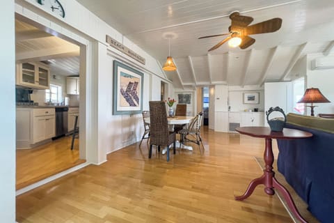 The dining table is also a great spot for game night.