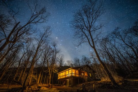 Escape the city into peace and solitude in our remote, modern cabin.