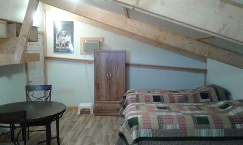 Efficiency apartment on a ranch, at the foot of the Big Horn Mountaiins. 