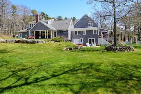 Plenty of areas to sit - deck, patio and outdoor living room