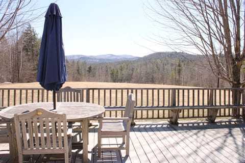Early Spring view from deck