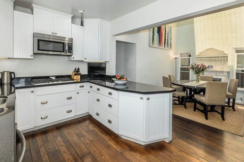 Kitchen and dining area