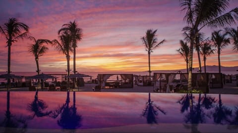 Evening beach view
