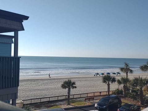 Beach view from balcony