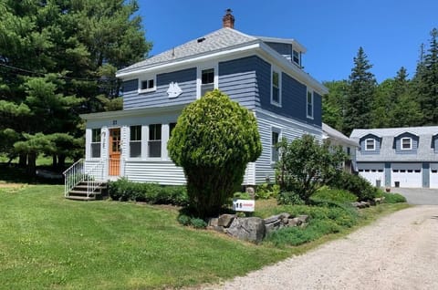Front of classic Downeast Maine house