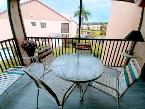 Lake View from Lanai- Lanai was recently re tiled and re screened. 