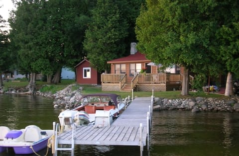 Guest cottage on the left